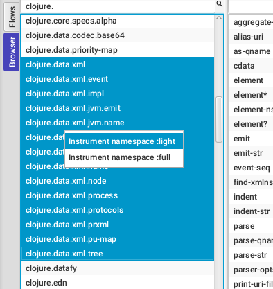 browser ns instrumentation