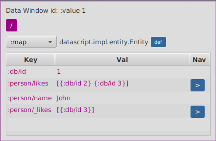 data window datafy nav